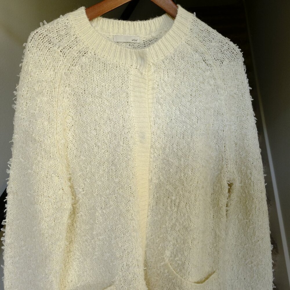 Le Shop Womens Long Cardigan Sweater (Korean Brand)